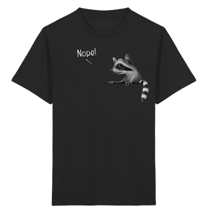 Nope! Frecher verwegener Waschbär - Kids Organic Shirt