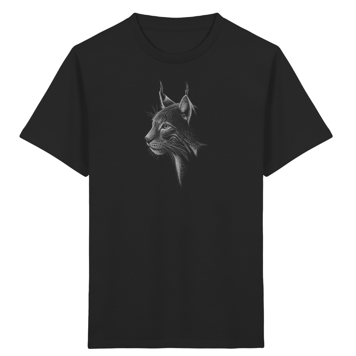 Luchs Kritzelkunst Wildkatze Illustration - Kids Organic Shirt