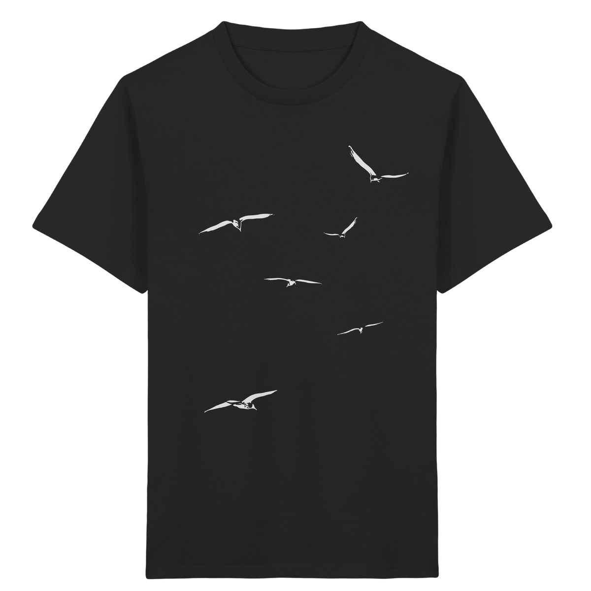 Vogelschwarm – Traum vom Fliegen - Kids Organic Shirt