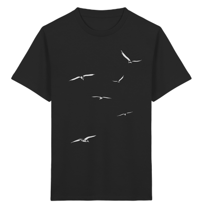 Vogelschwarm – Traum vom Fliegen - Kids Organic Shirt