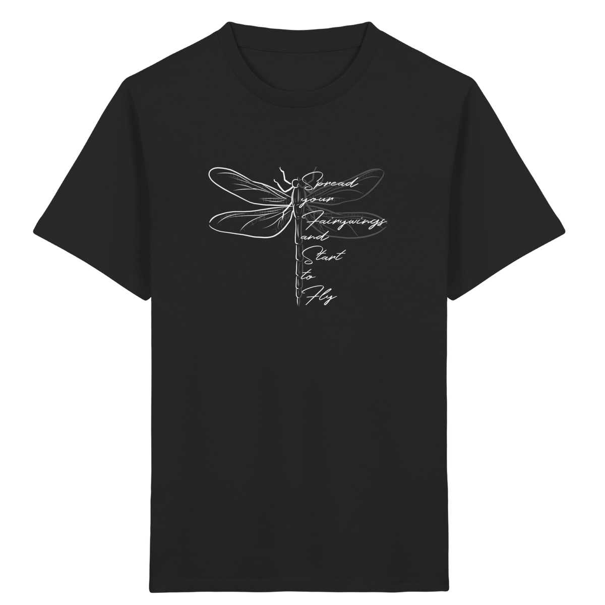 Breite die Flügel aus und flieg los | Libelle - Kids Organic Shirt