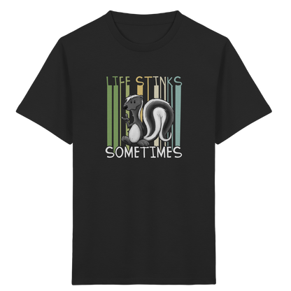 Life Stinks Sometimes Stinktier Weisheit - Kids Organic Shirt