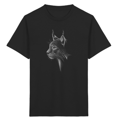 Luchs Kritzelkunst Wildkatze Illustration - Kids Organic Shirt