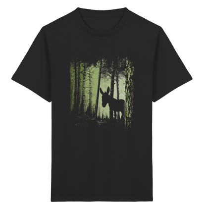 Esel im Zwielicht-Wald - Kids Organic Shirt