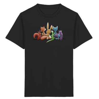Regenbogen Tiere für Freundschaft, Toleranz und Vielfalt - Kids Organic Shirt