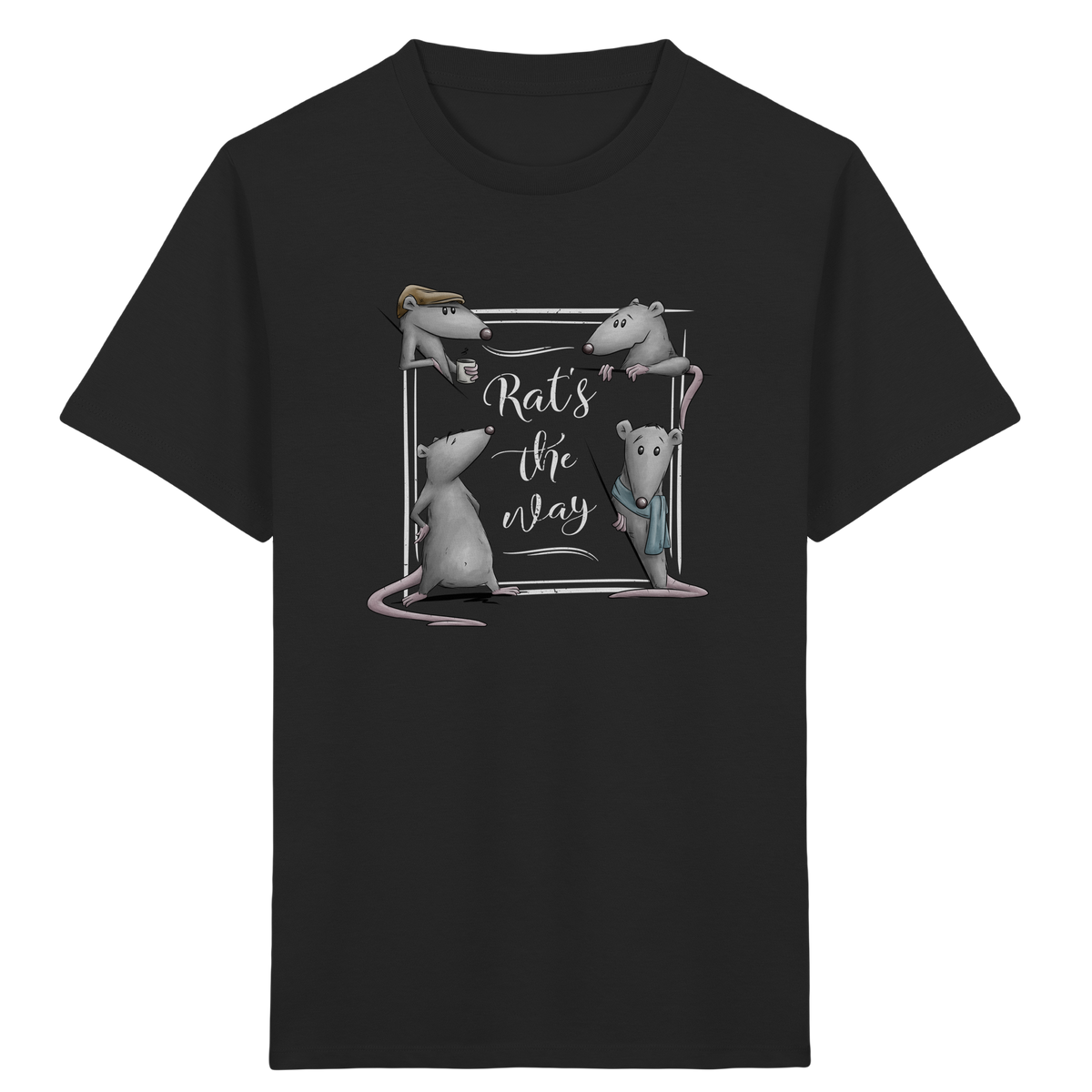 Rat’s The Way Kaffeehaus Ratten - Kids Organic Shirt