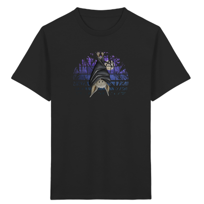 Fledermaus in blauer Nacht - Kids Organic Shirt