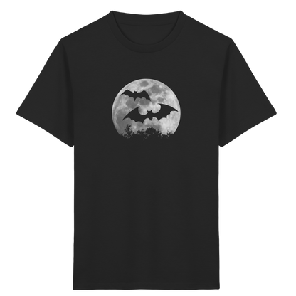 Fledermaus Silhouetten bei Vollmond - Kids Organic Shirt