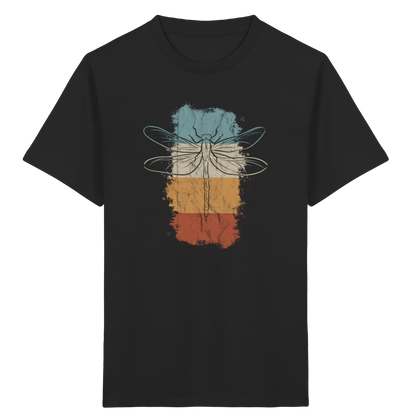 Retro Kunst Libelle | Vintage Dragonfly - Kids Organic Shirt