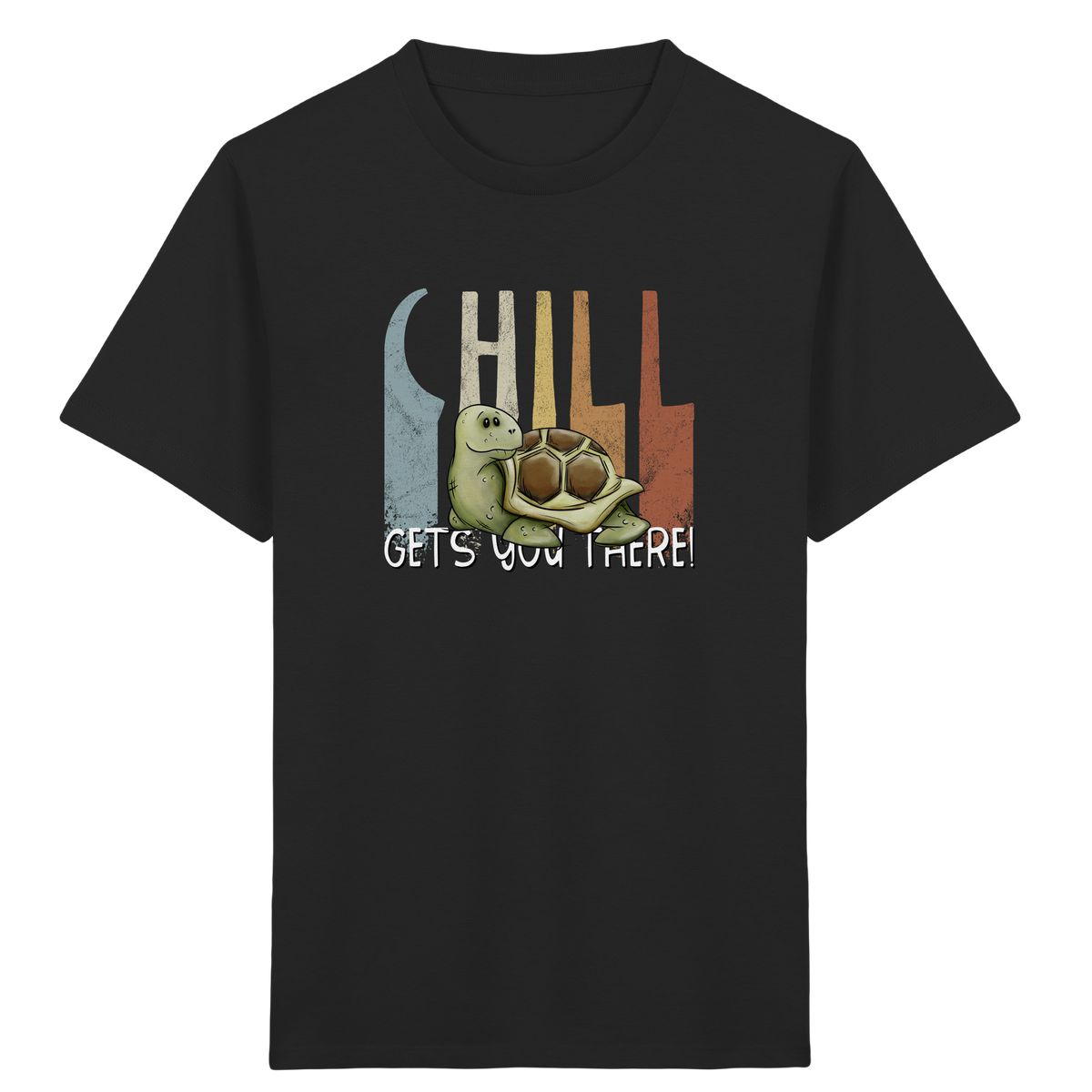 Gechillt gemütliche Schildkröte - Kids Organic Shirt