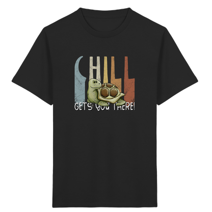 Gechillt gemütliche Schildkröte - Kids Organic Shirt