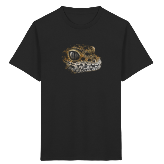Leopard Gecko Skizze Kritzelkunst - Kids Organic Shirt