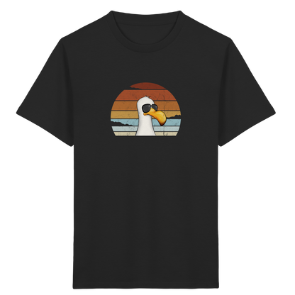 Cool lässige Retro Möwe - Kids Organic Shirt