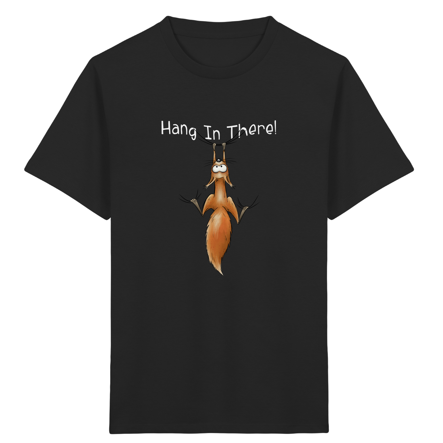 Hang In There | Lässiges Eichhörnchen - Kids Organic Shirt