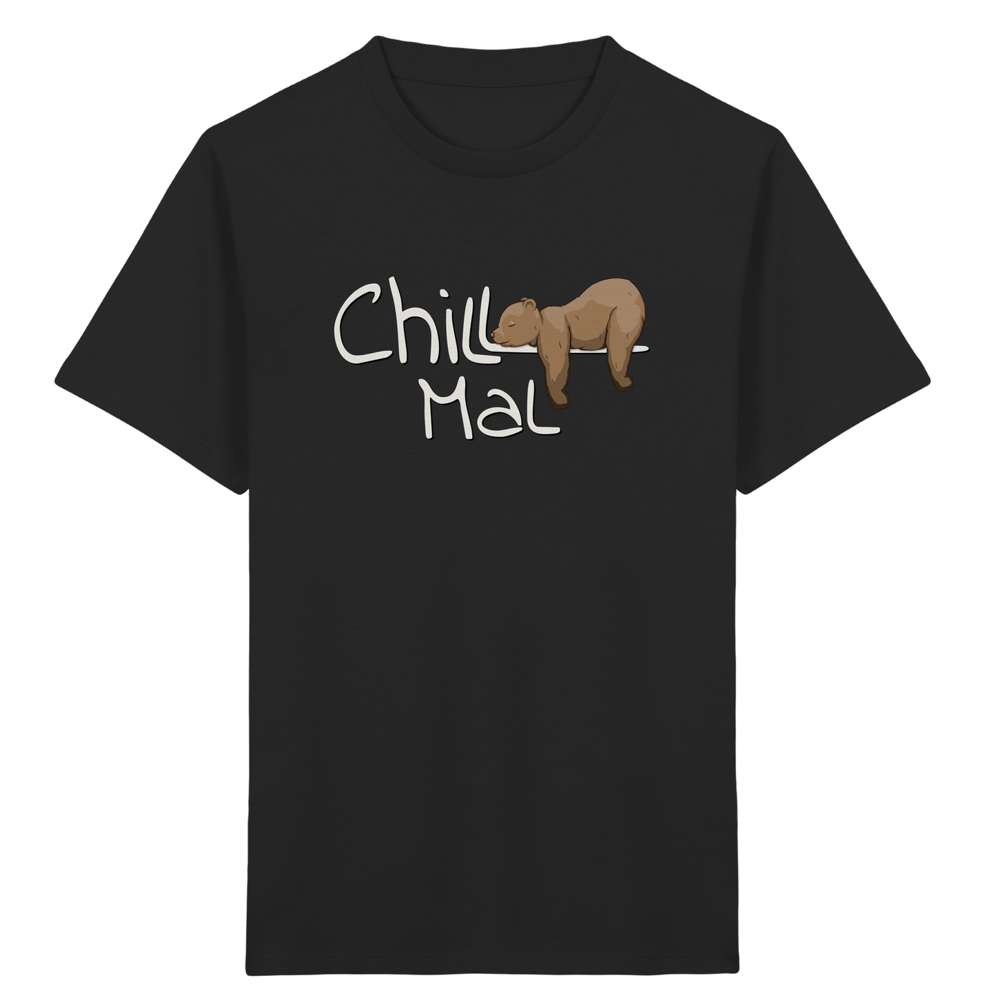 Chill Mal schläfriger Braunbär - Kids Organic Shirt