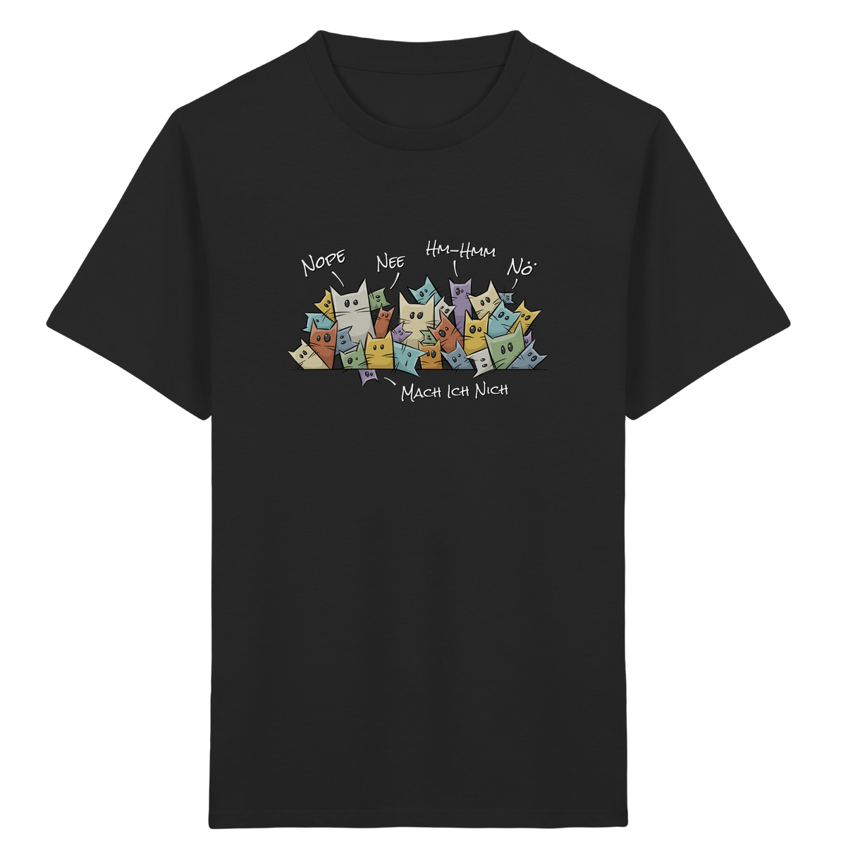 Nope, Nee, Nö Katzen - Kids Organic Shirt