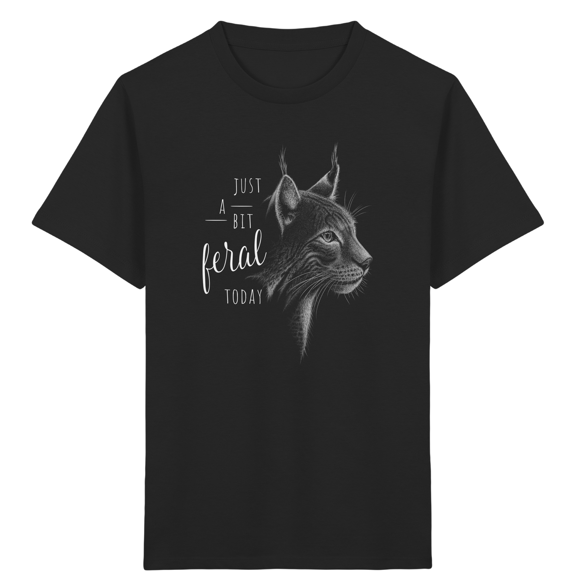 Just A Bit Feral Today! Wildkatze - Kids Organic Shirt