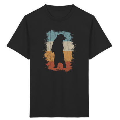 Retro Bären-Silhouette - Kids Organic Shirt