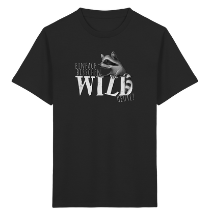 Bisschen wild heute! Waschbär - Kids Organic Shirt