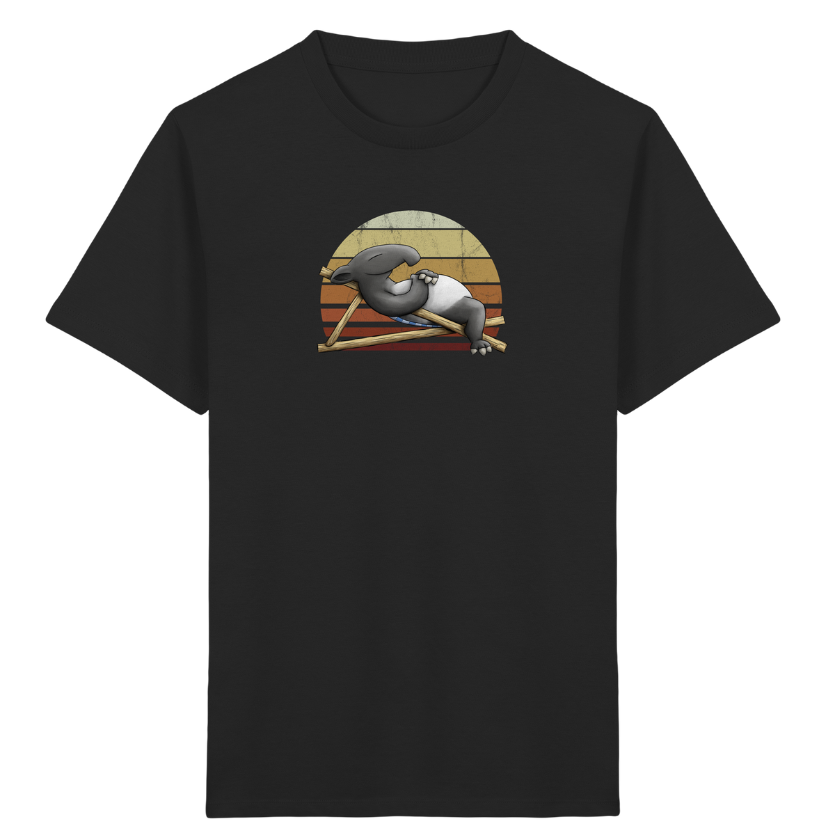 Lässiger Retro Sundown Tapir - Kids Organic Shirt