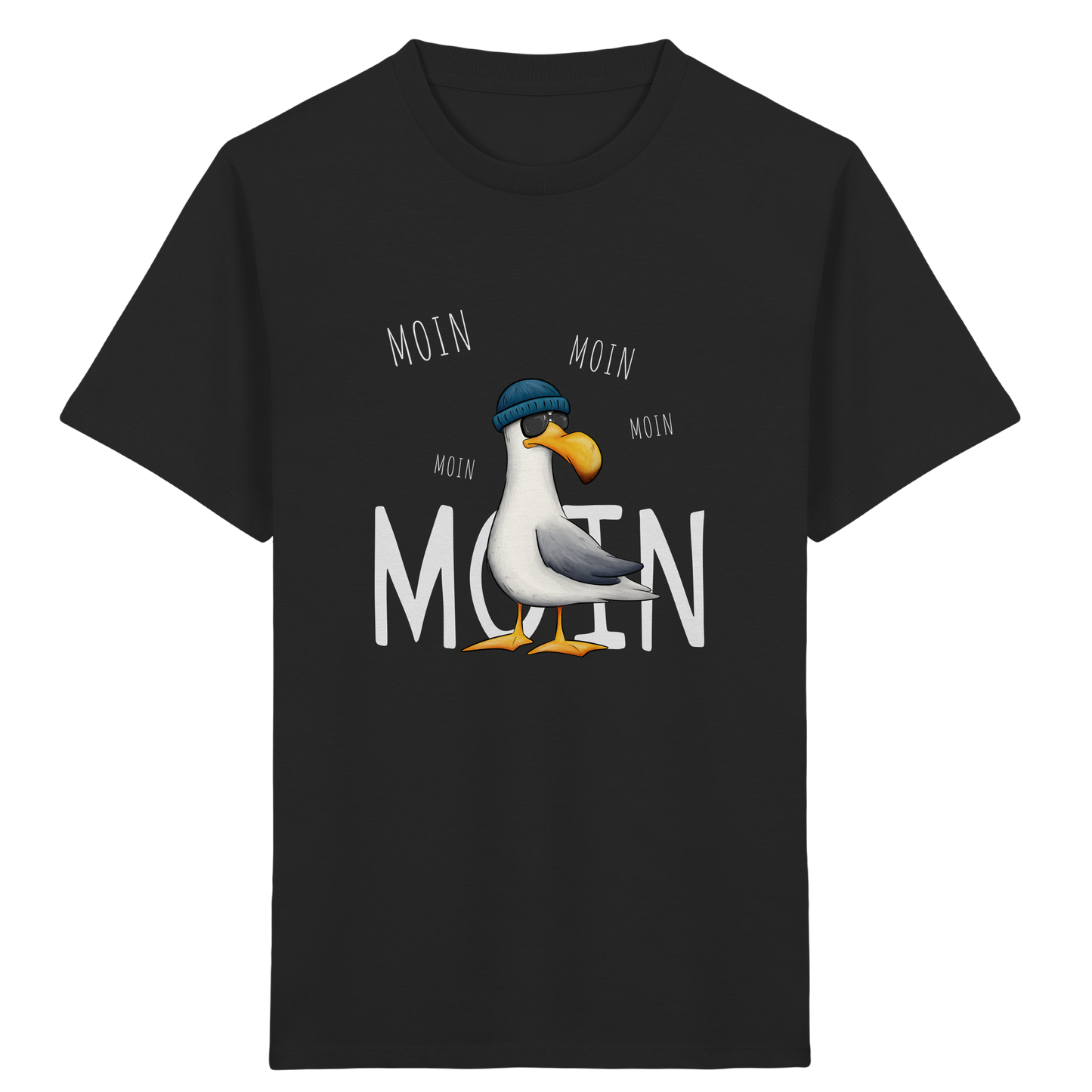 Moin Moin Lässige Hipster Möwe  - Kids Organic Shirt
