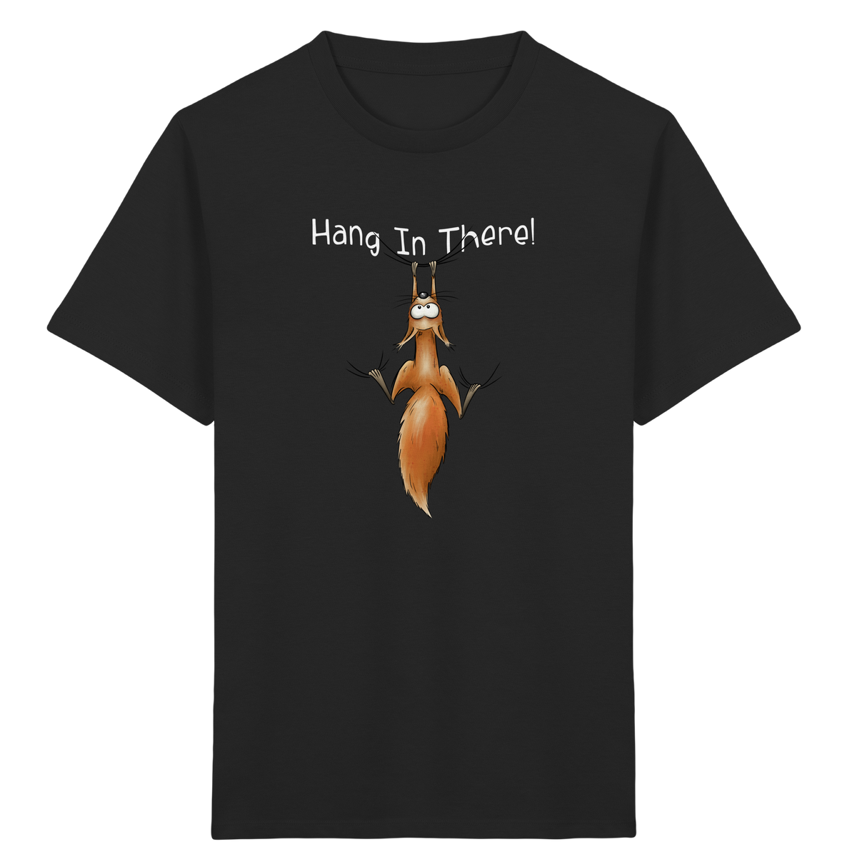 Hang In There | Lässiges Eichhörnchen - Kids Organic Shirt
