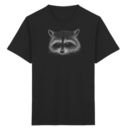 Waschbär Illustration Kritzelkunst - Kids Organic Shirt