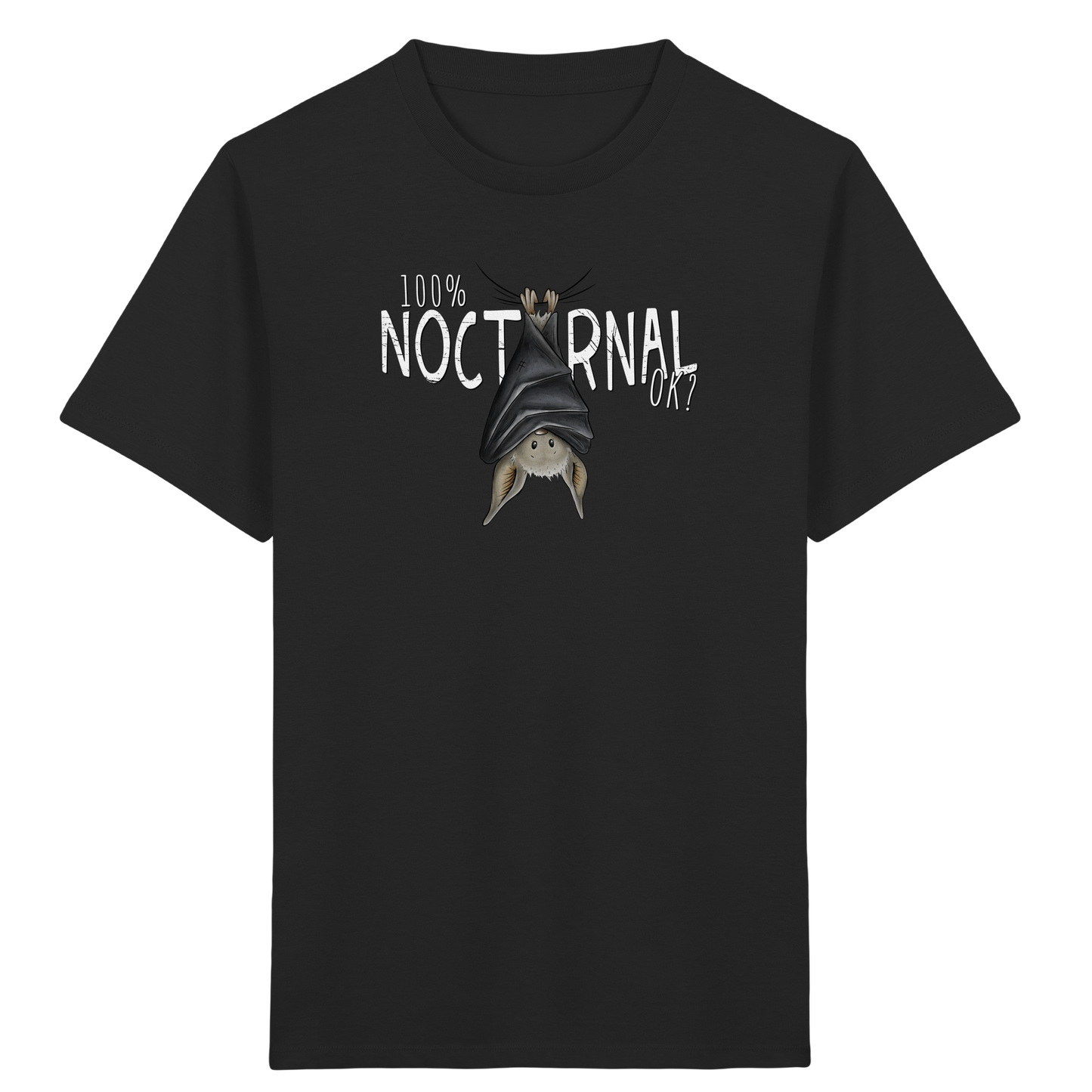 100% nachtaktive Fledermaus - Kids Organic Shirt