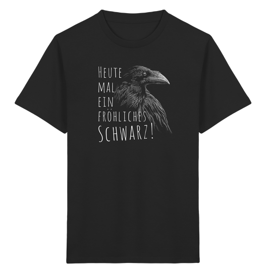 fröhlicher schwarzer Rabe - Kids Organic Shirt