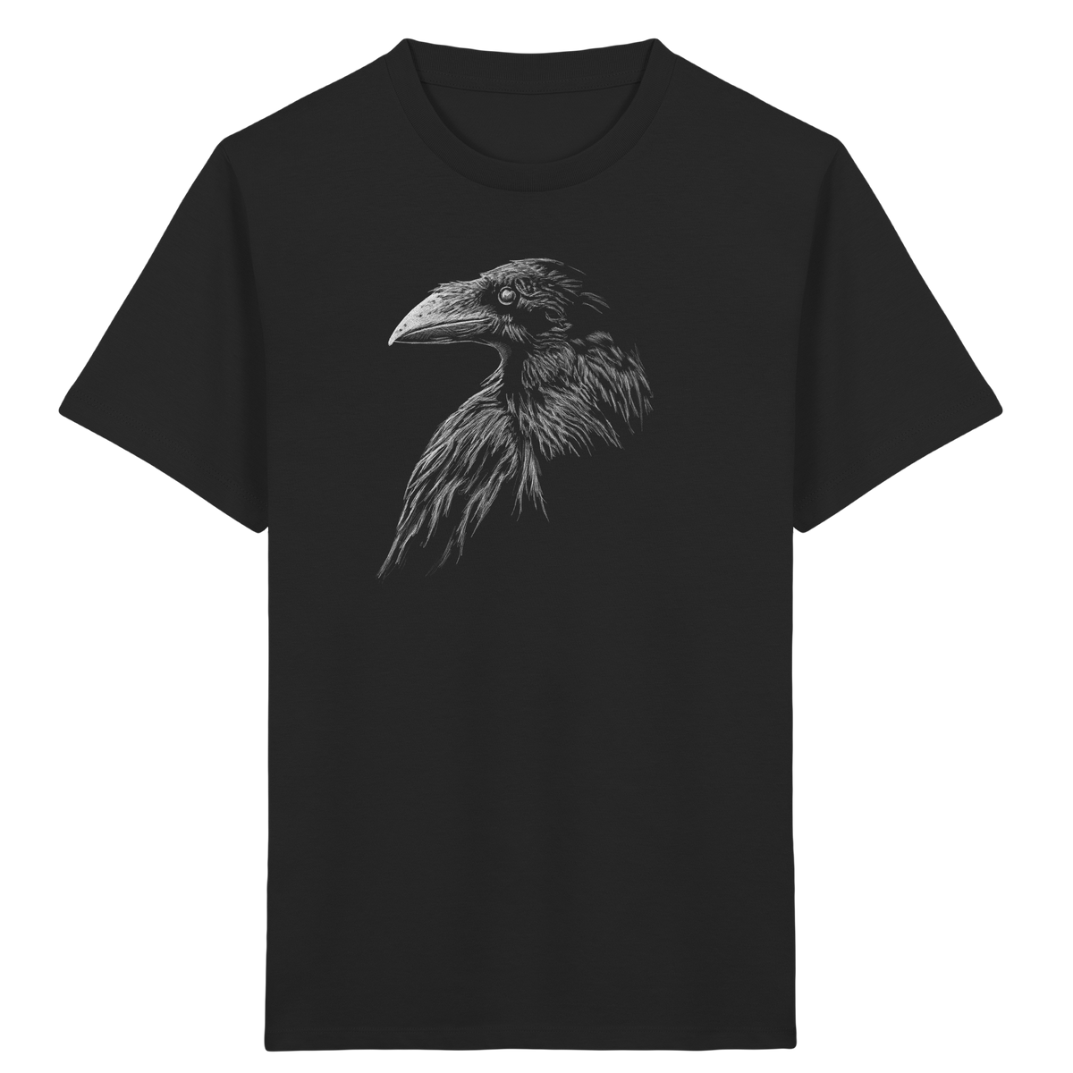 Kritzelkunst Rabe Krähe - Kids Organic Shirt