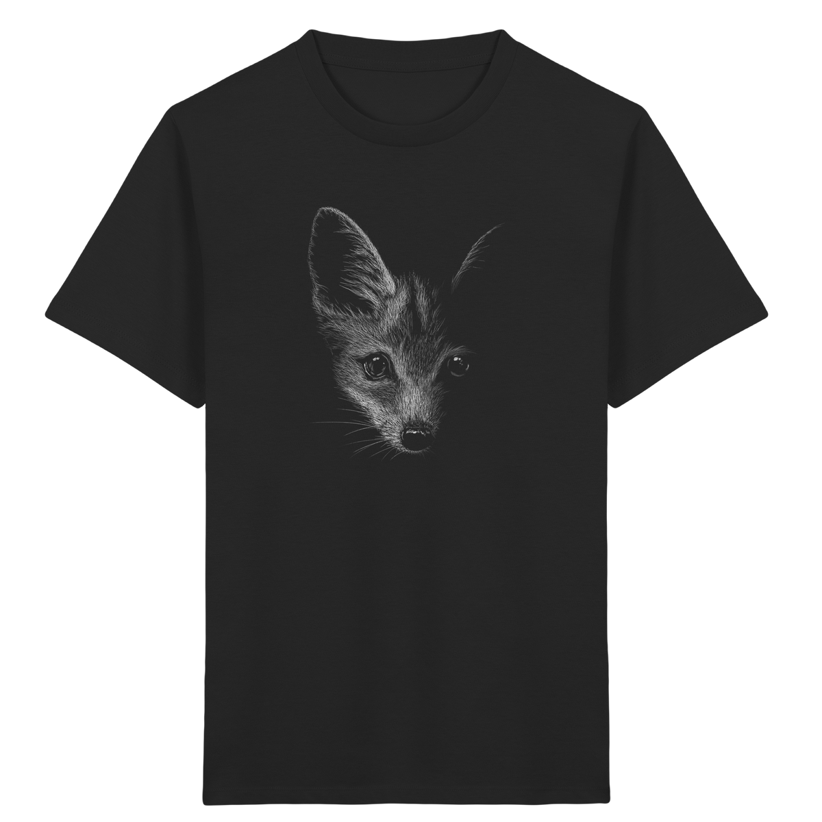 Fuchs Kritzelkunst Illustration - Kids Organic Shirt