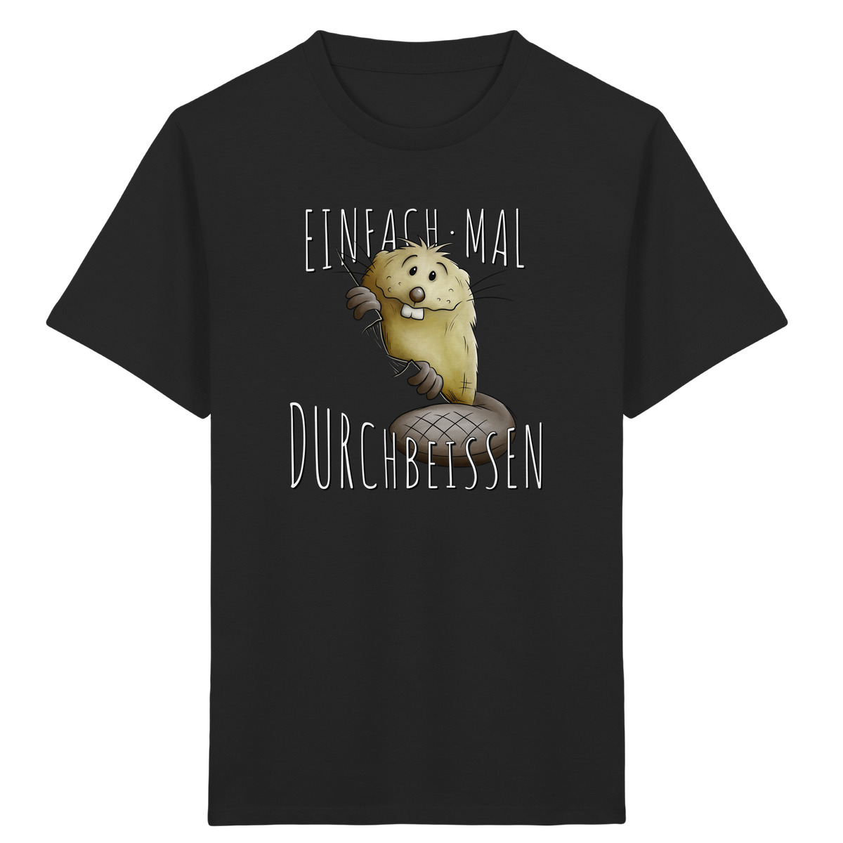 Einfach mal Durchbeissen Biber - Kids Organic Shirt