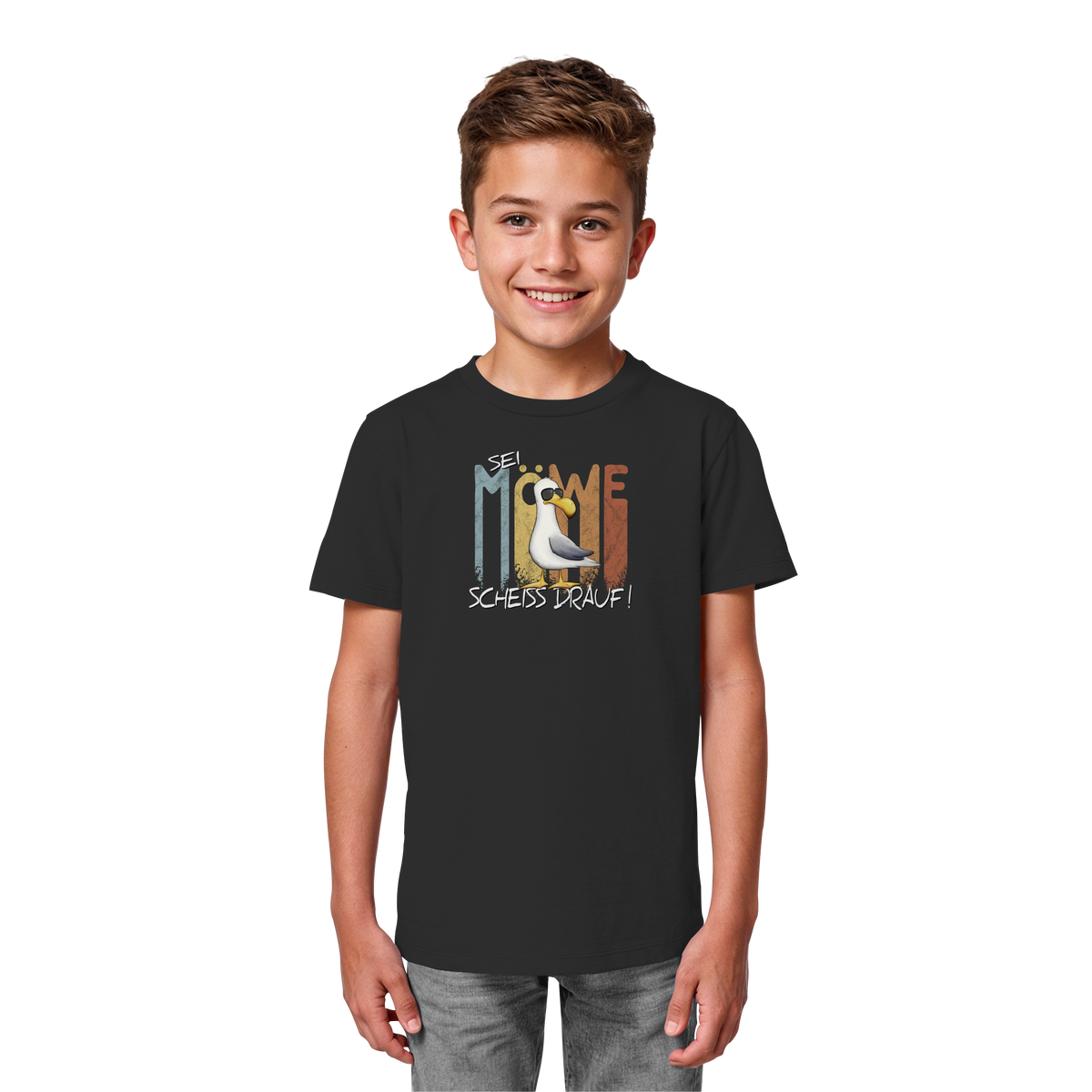 Sei Möwe Scheiß Drauf  - Kids Organic Shirt