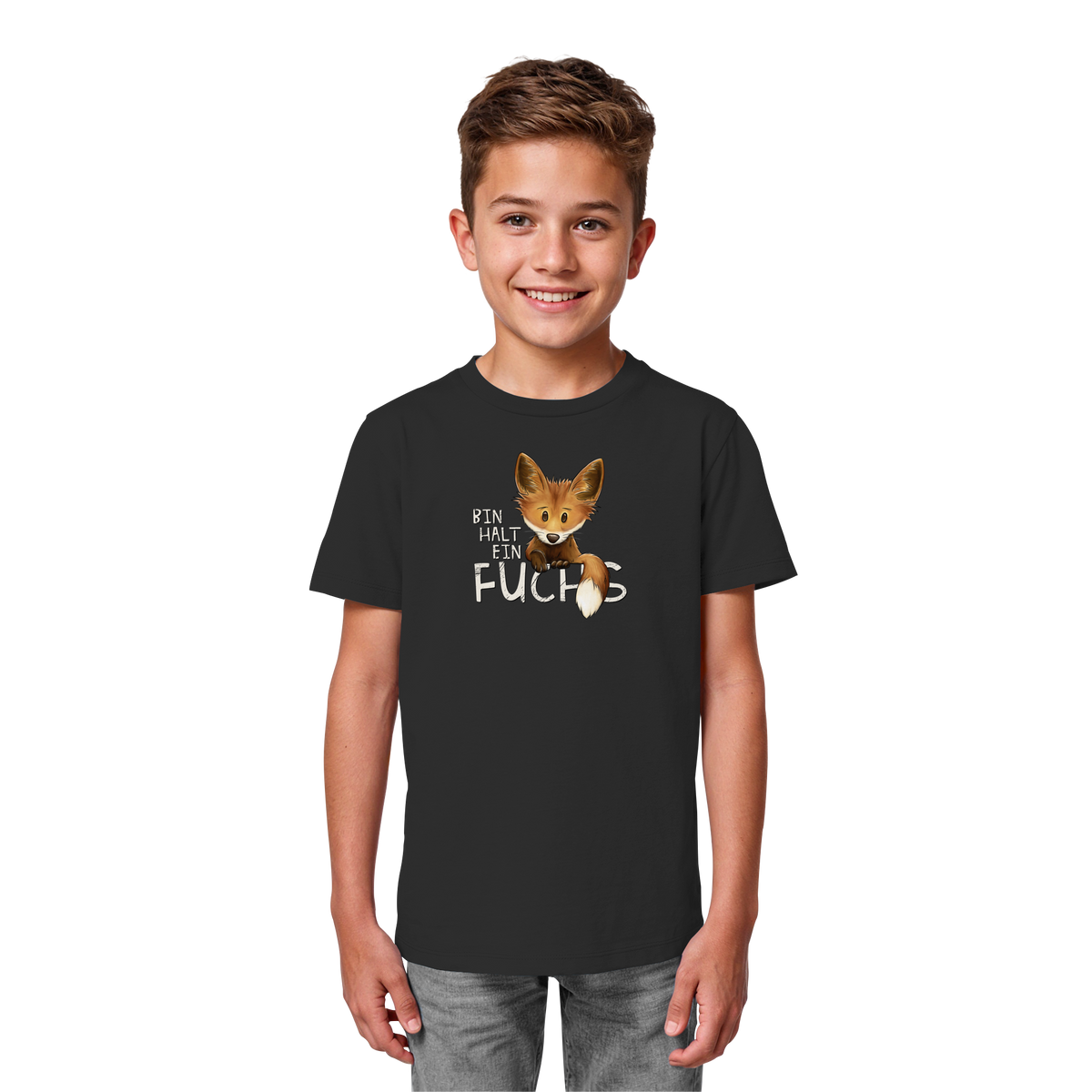 Bin halt ein Fuchs - Kids Organic Shirt