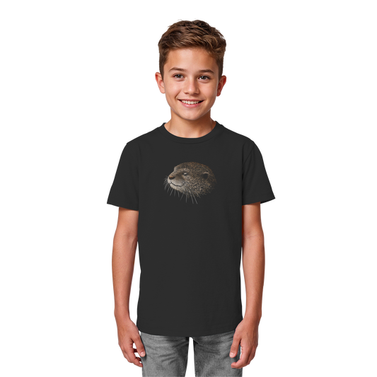 Otter Bleistift Zeichnung KritzelKunst - Kids Organic Shirt