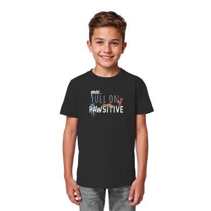 Full On Pawsitive! Gechillte Katzen - Kids Organic Shirt