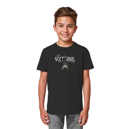 100% nachtaktive Fledermaus - Kids Organic Shirt