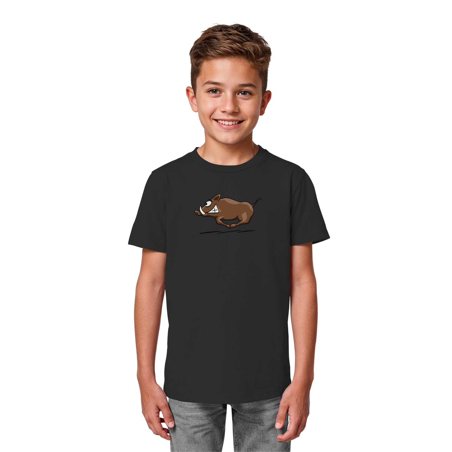 sauwildes Wildschwein | Wildsau  - Kids Organic Shirt