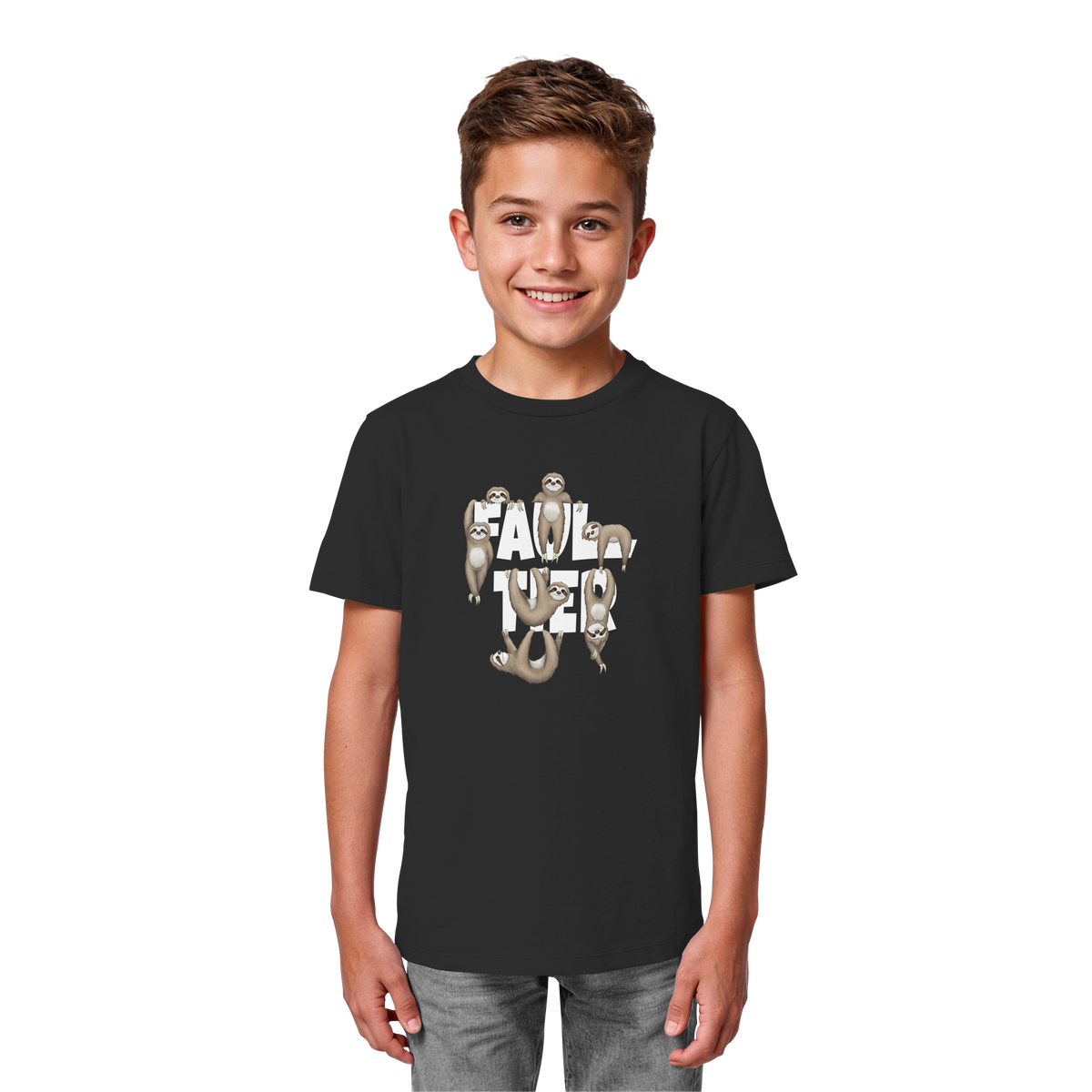 Viele gechillte Faultiere - Kids Organic Shirt