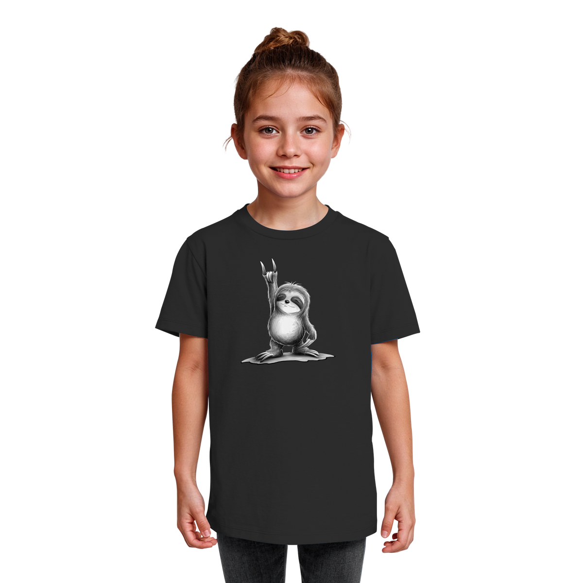 Rock On Party Faultier - Kids Organic Shirt