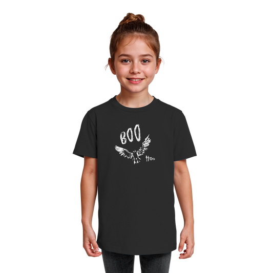 Boo Hoo! Fliegende Eule  - Kids Organic Shirt
