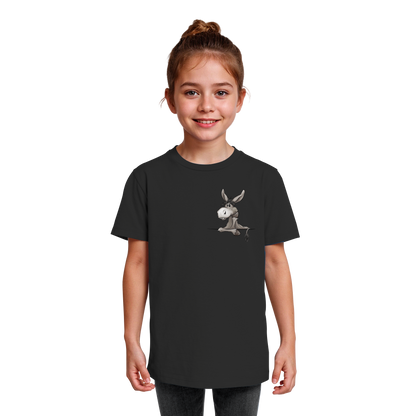 Lustiger lässiger Esel - Kids Organic Shirt