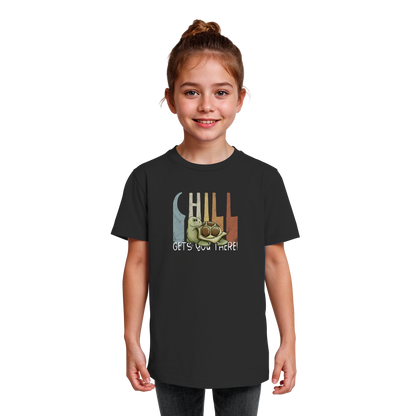 Gechillt gemütliche Schildkröte - Kids Organic Shirt