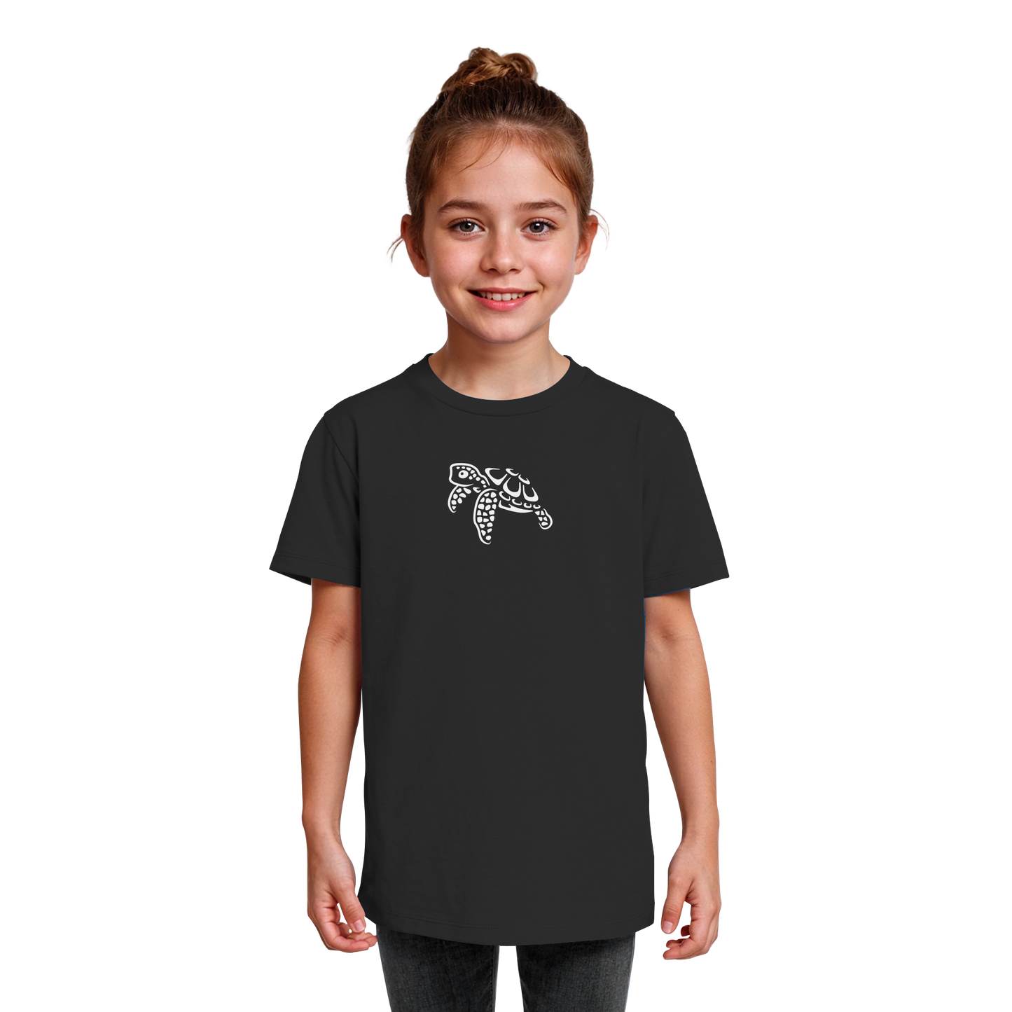 schwimmende Meeres-Schildkröte - Kids Organic Shirt