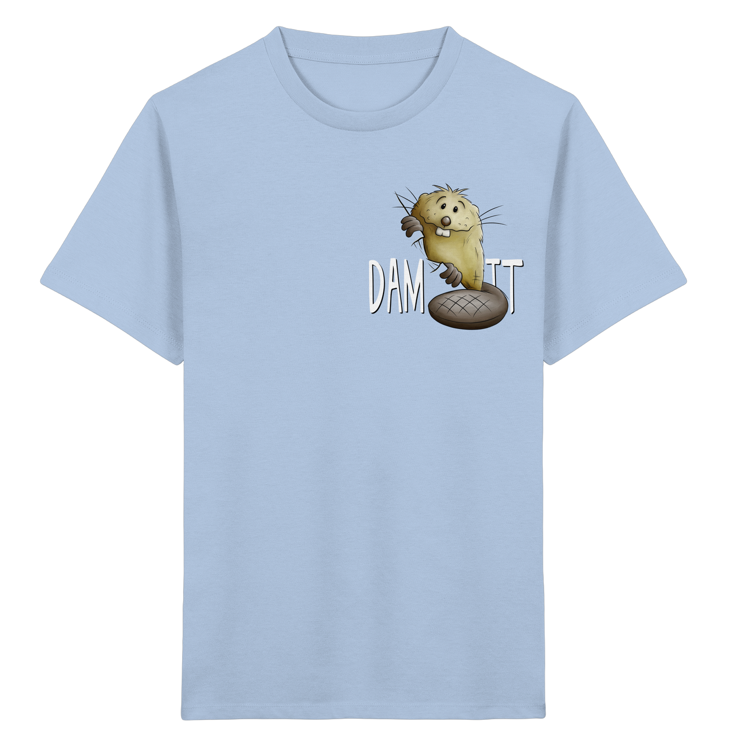 Dam It Verdammt Lustiger Biber - Kids Organic Shirt