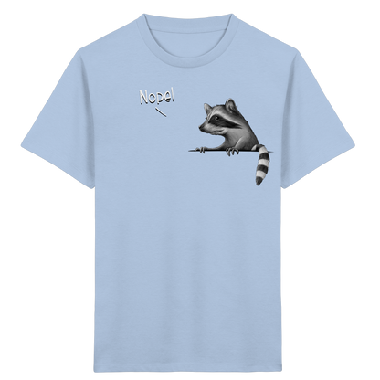 Nope! Frecher verwegener Waschbär - Kids Organic Shirt