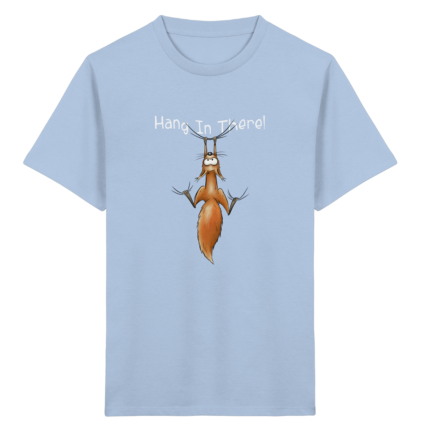 Hang In There | Lässiges Eichhörnchen - Kids Organic Shirt
