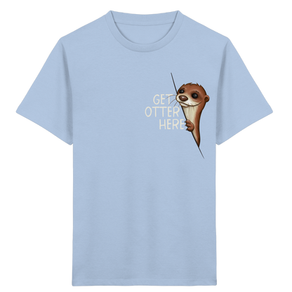 Get Otter Here | Lustiger Otter Kalauer - Kids Organic Shirt