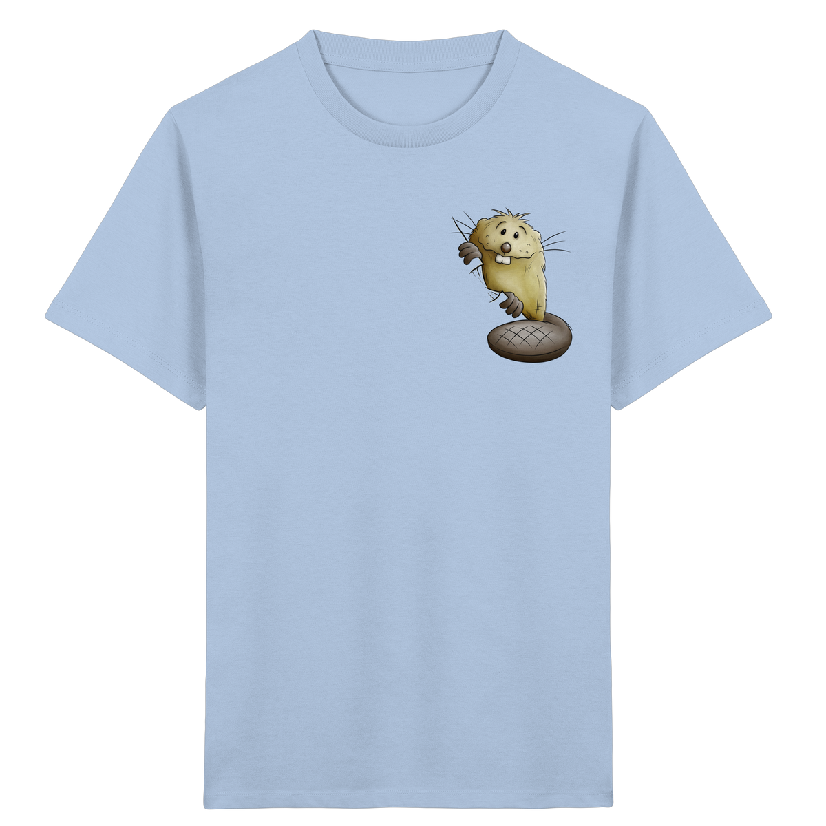 Lustiger frecher Biber - Kids Organic Shirt