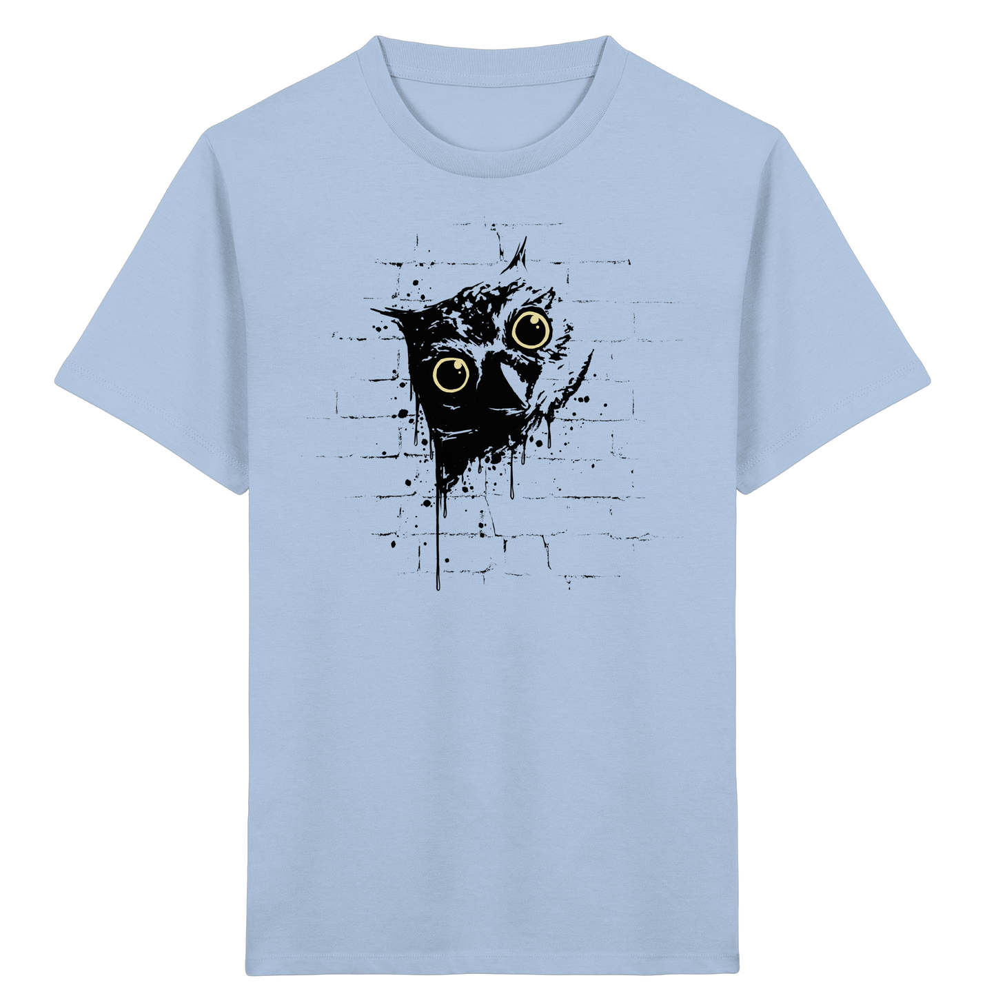 Lässige Street Art Eule - Kids Organic Shirt